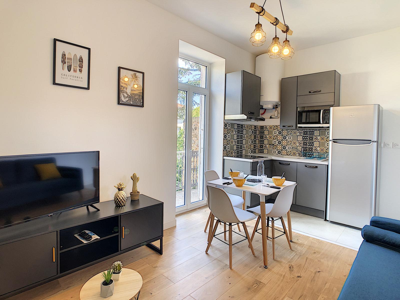 T4 meublé moderne avec balcon - Valence centre - 60m²