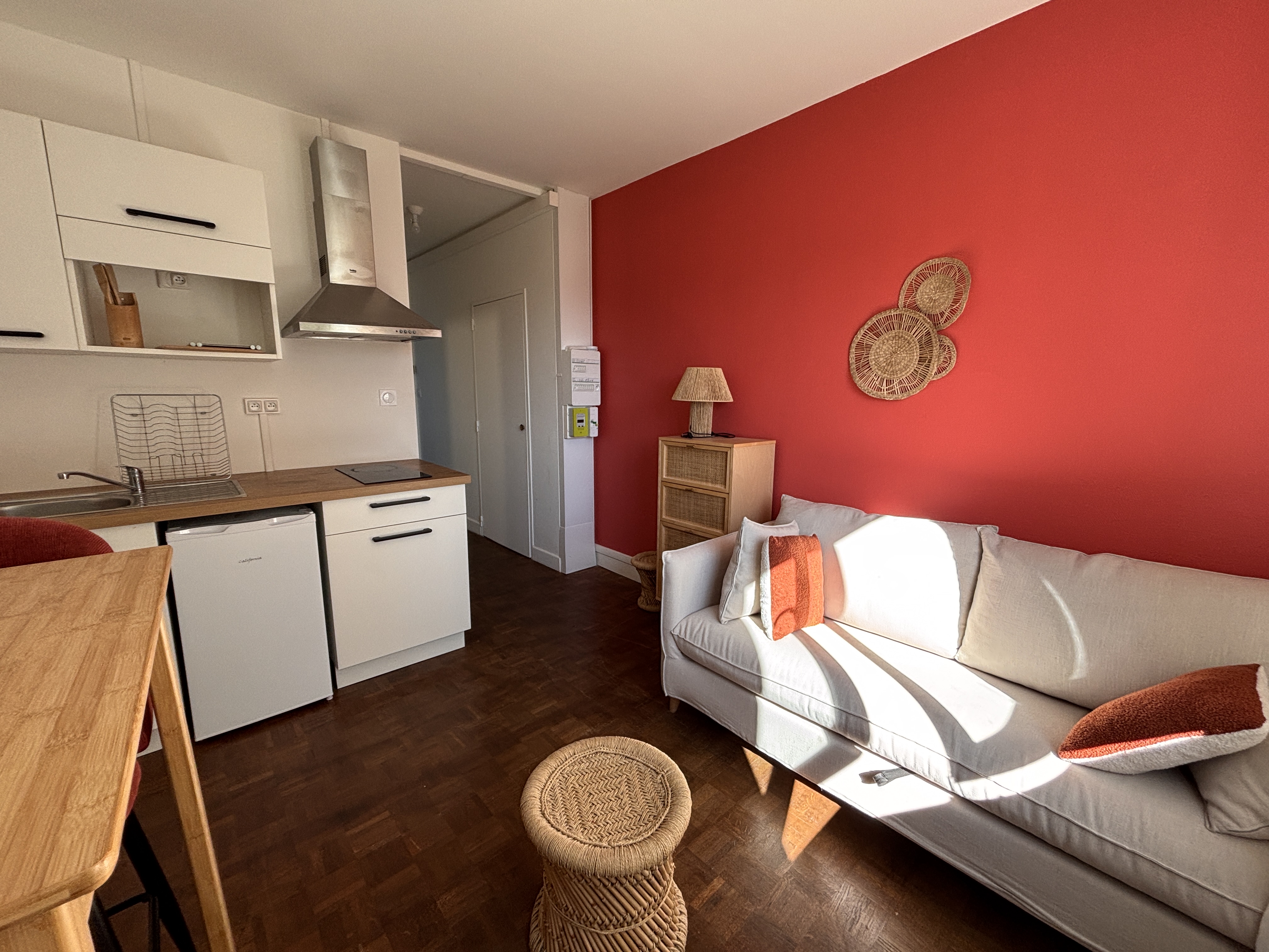 Studio meublé avec clim à Saint-Vallier