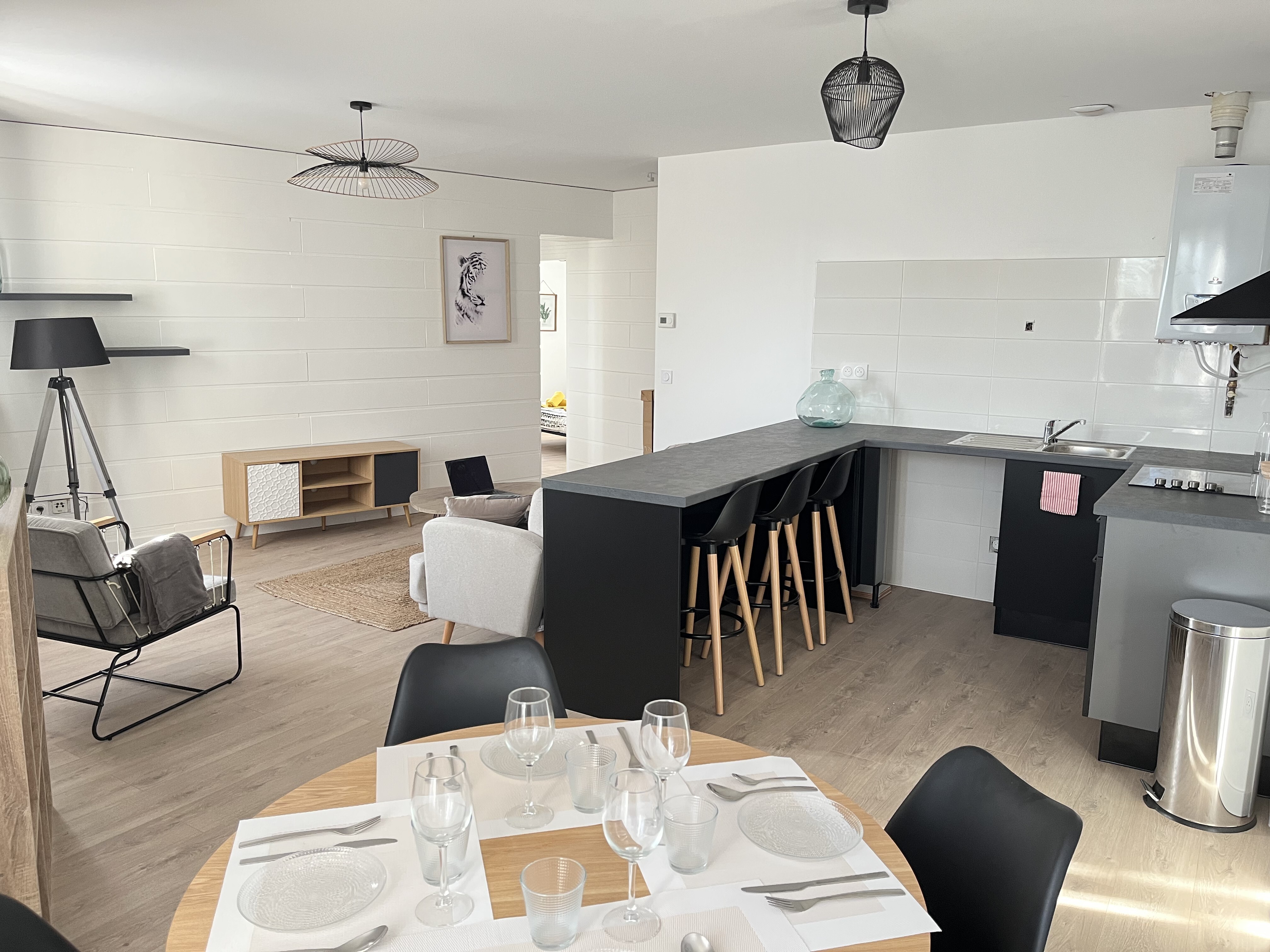 T3 moderne et lumineux de 59m² - Meublé avec goût à Bourg-de-Péage