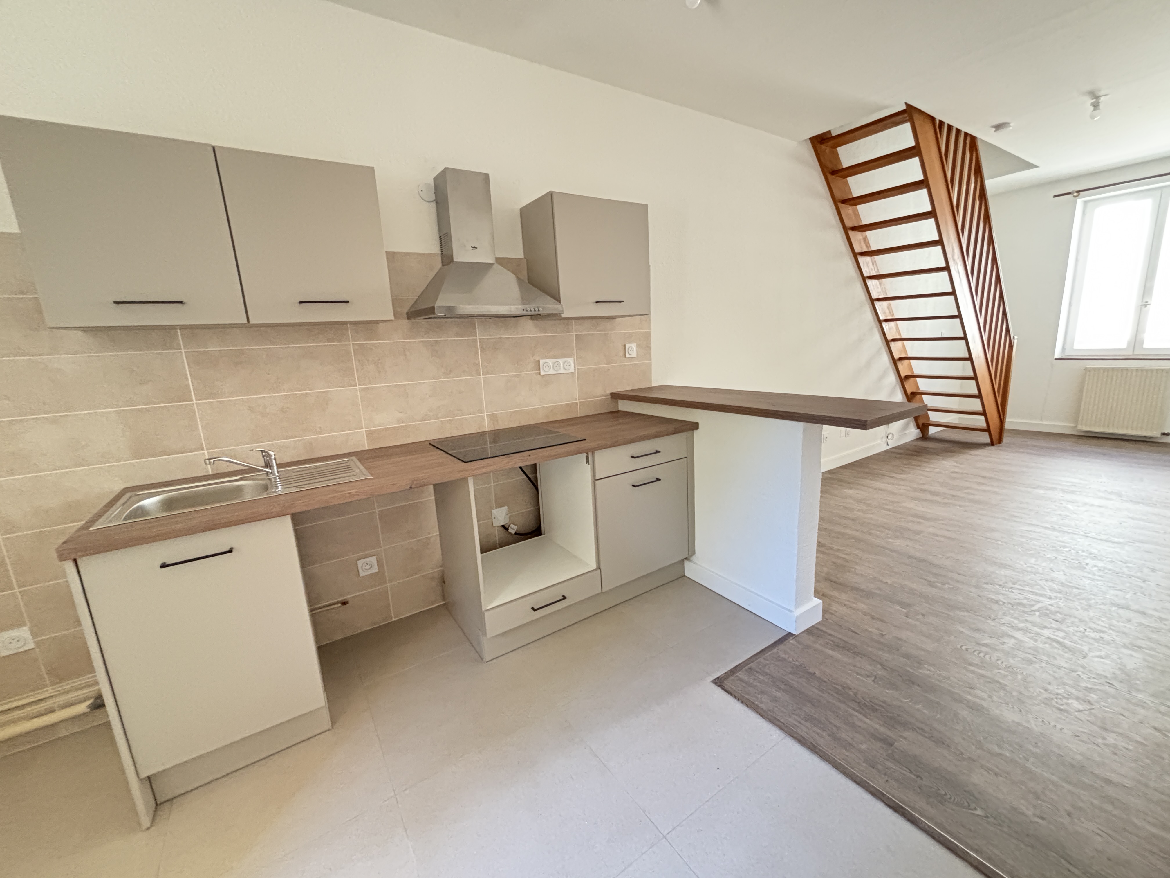Appartement T3 duplex de 44m2 avec terrasse, en plein coeur de Valence