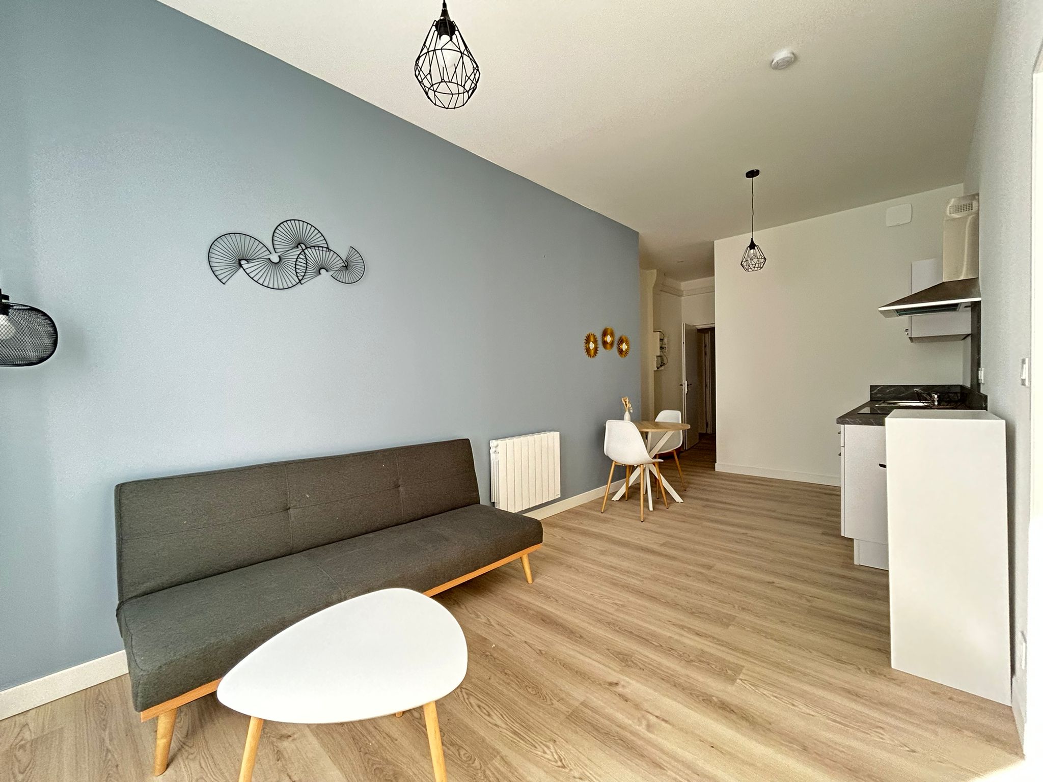 T2 meublé rénové – 37 m² – Centre-ville de Saint-Vallier